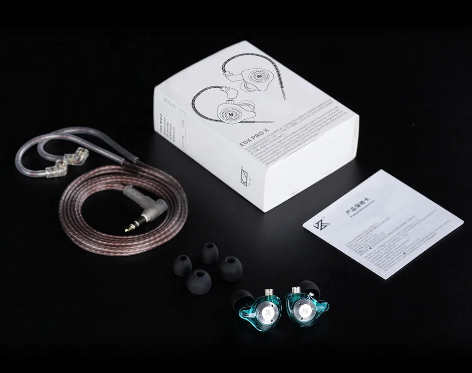 Écouteurs intra auriculaires / In-ear monitors KZ EDX pro X