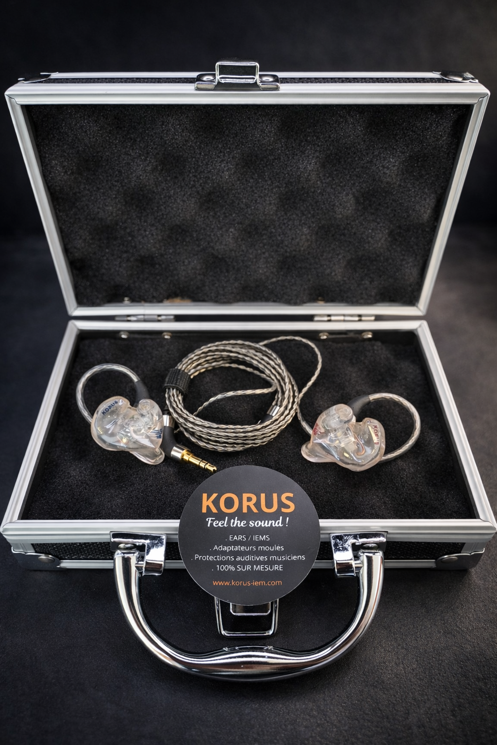Ecouteurs intra-auriculaires sur mesure / In-ear monitors K-400 - 4 Drivers