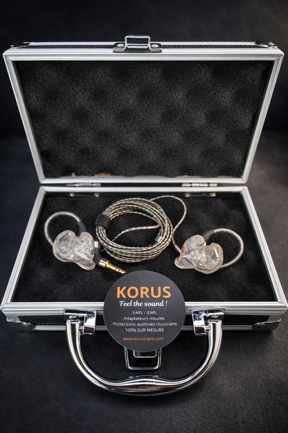Ecouteurs intra-auriculaires sur mesure / In-ear monitors K-400 - 4 Drivers